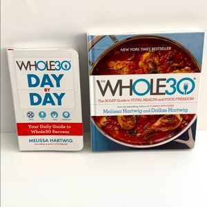 Whole 30 book and daily guide.